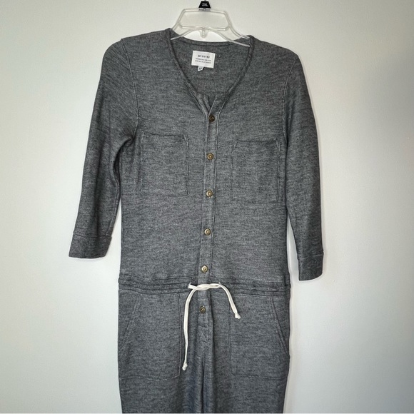 Anthro McGuire Flight Jumpsuit Gray Casual Onesie - Picture 10 of 11
